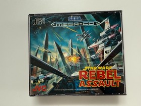 Star Wars Rebel Assault Sega Mega CD - UK PAL VGC CIB - High Quality Packing