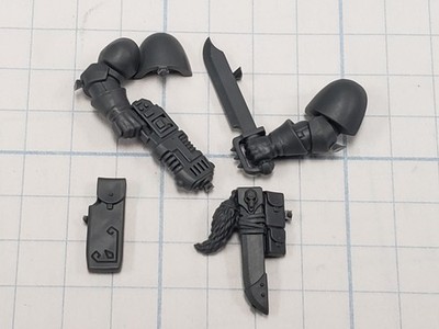 40k Space Wolves Bits Wolf Scout Kill Team Hunter Plasma Pistol Combat Knife #26