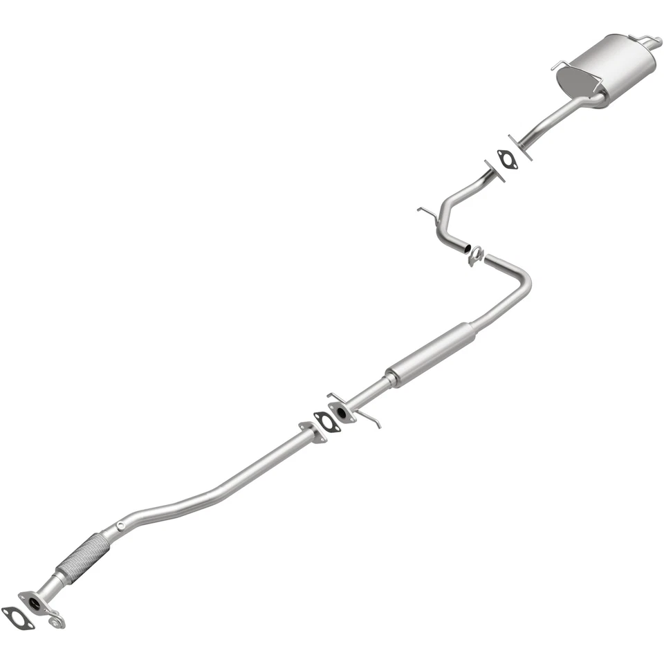 OE Replacement Exhaust System Kit For 2000-2005 Hyundai Accent Foto 2 de 4