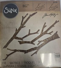 Sizzix Tim Holtz Bigz Die - Branches 663138- NEW IN PACKAGE HTF