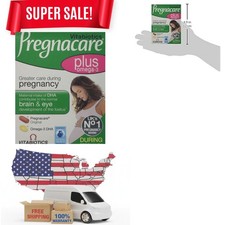 2 Packs Vitabiotics Pregnacare Plus Omega 3 - 56 Tablets  TOTAL 112 Tablets/...