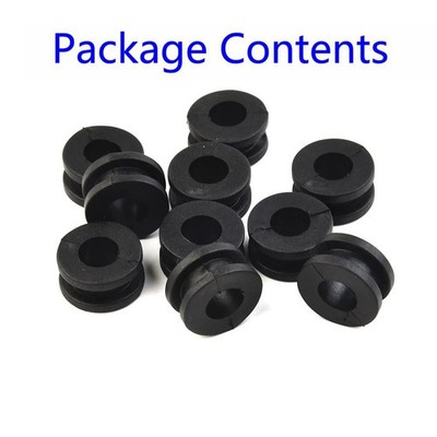 10x Universal Motorrad Gummitülle Halterung Set Seitendeckel Kotflügel