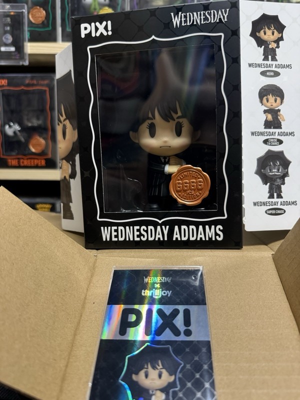 Thrilljoy Pix! Wednesday Addams Hero