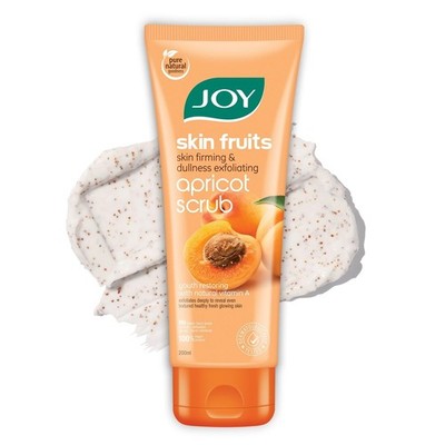 Joy Apricot & Walnut Face & Body Scrub for Mitesser Removal 200gm Peeling