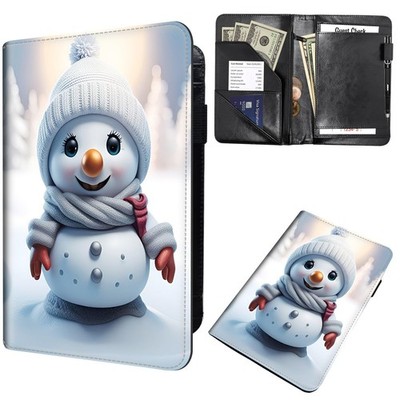 Server Books for Waitress,Leather Waiter Book Server Wallet with Zipper,Cash ...
