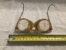 Vintage Safety Glasses Goggles Curved Arms Steampunk