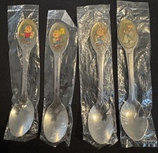 vintage Tetley Tea Folk collector spoons, promotional items Tetley tea bags i