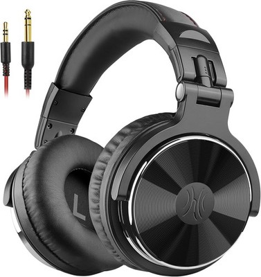 Wired Over Ear Headphones Hi-Res Studio Monitor & Mixing DJ Stereo Heads