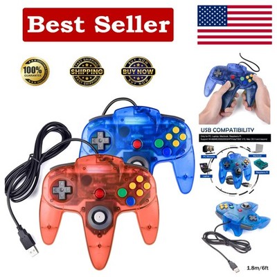 Dream of Retro Gaming: 2-Pack USB Controllers for Classic N64 and Emulator Play