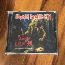 IRON MAIDEN REGGIO EMILIA 1981 LIVE CD Paul DiANNO Steve Harris RARE & LIKE NEW!
