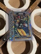 2021 Prizm NO HUDDLE Najee Harris Rookie RC New Recruits Disco Steelers