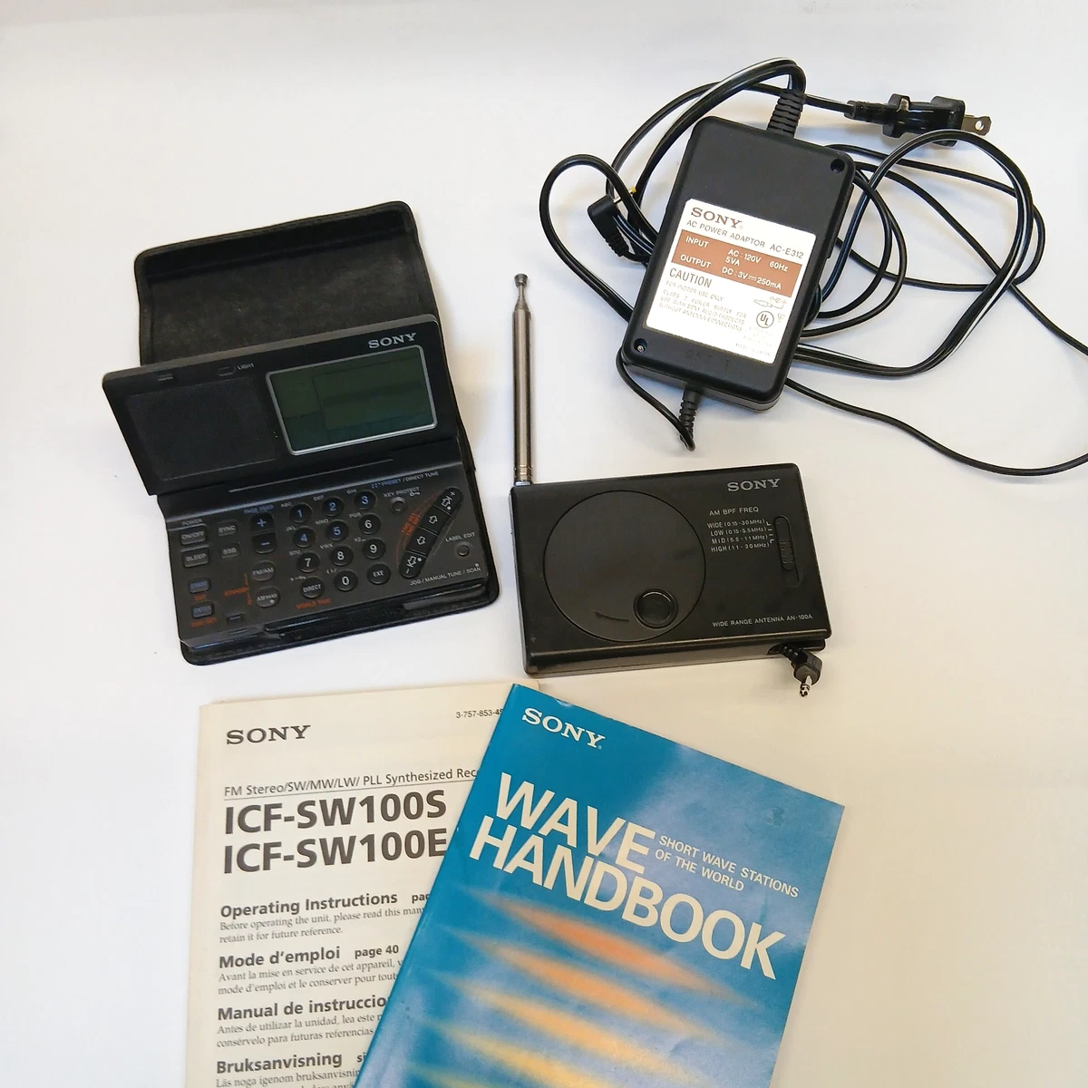 Sony ICF-SW100 World Band Receiver, full package, | eBay