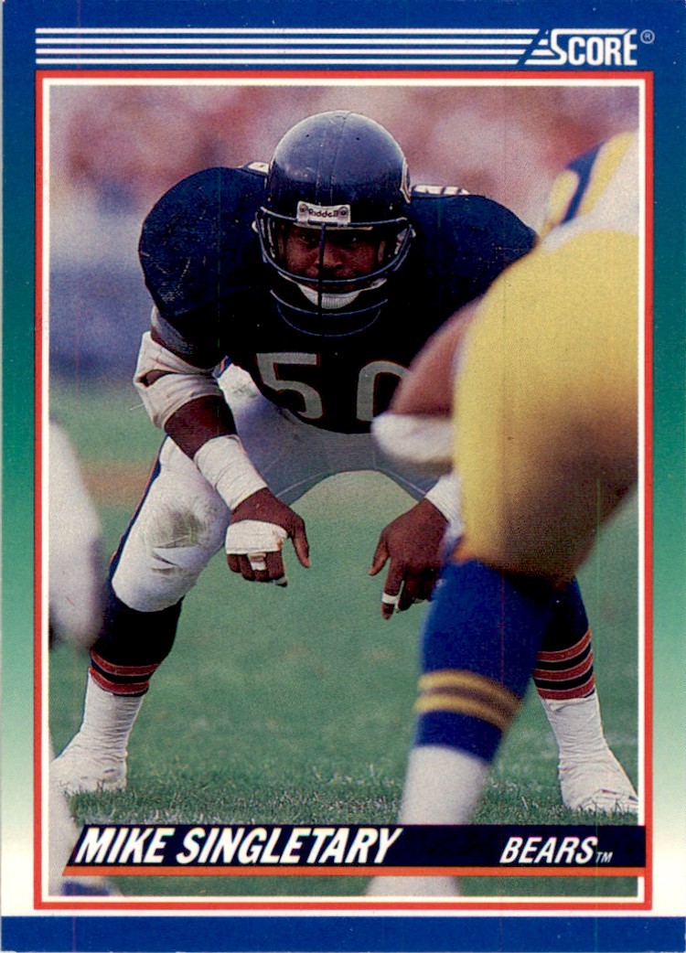 1990 Score Mike Singletary Football Cards #44