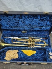 Vintage E. Benge Burbank Resno-Tempered Bell Bb Trumpet - Serial #1951 w/ Case