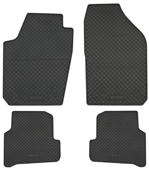 GummifußMatten FüR Skoda Fabia 3 2014- Passform FußMatten Gummimatten 4-Teilig-image