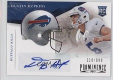 2013 Panini Prominence Rookie Helmet Signatures 110/999 Dustin Hopkins Auto 0v1