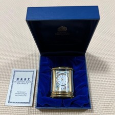 Halcyon Days Enamel Table Clock