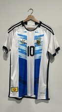 Argentina Jersey Dragón Ball Football Soccer Shirt Adidas Men's Size M