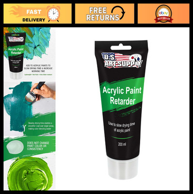 Acrylic Paint Retarder Medium 200ml Tube - Extends Drying Time for Artists