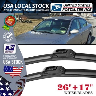 26''+17'' Highly clean Front Window durable Windshield Wiper Blades Soft rubber