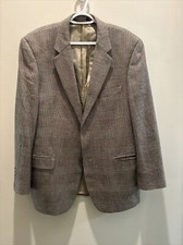 Jos A Bank Mens Blazer Sport Coat Two Button Casual Jacket Size Large Wool Suit