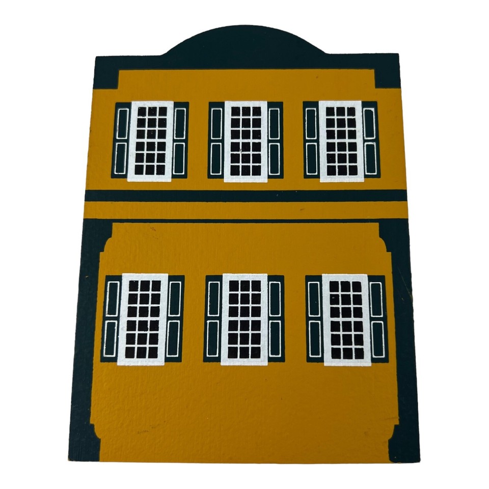Faline Deviantart The Cats Meow Village Clock Shop Series IV 1986 Signed Faline Wood ...