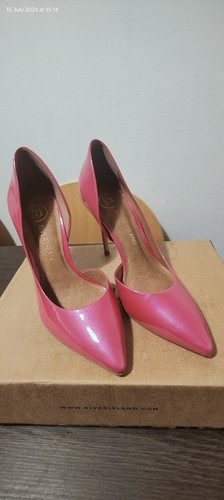 River Island High Heel Pointy Toe Court Stiletto - Picture 2 of 7