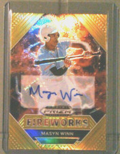 2019 Panini Prizm Baseball Draft Picks Fireworks Masyn Winn Gold Prizm 08/10