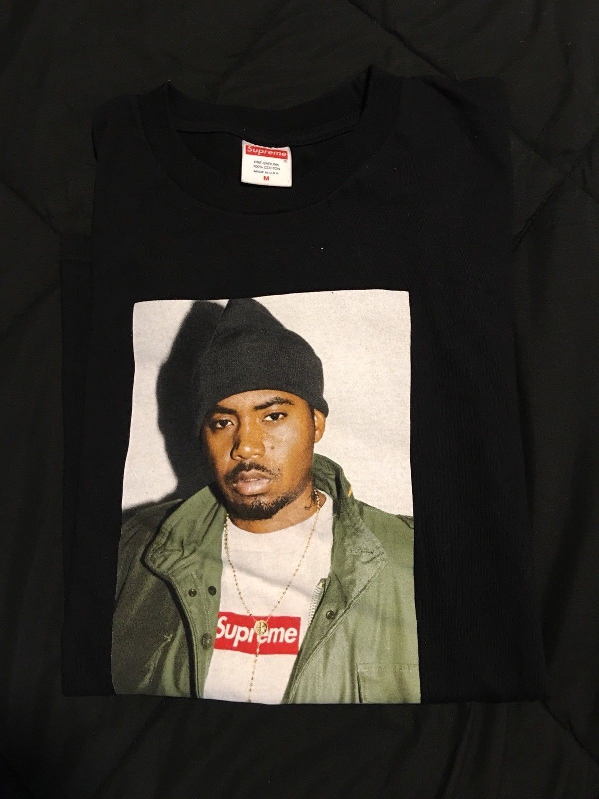 Tシャツ/カットソー(半袖/袖なし)supreme nas M ナズ