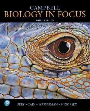 #ad Campbell Biology in Focus Hardcover by Urry Lisa; Cain Michael; Good $49.95