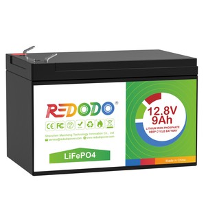 Redodo 12V 9Ah LiFePO4 Lithium Battery for Small UPS Solar Ham Radio Scooter