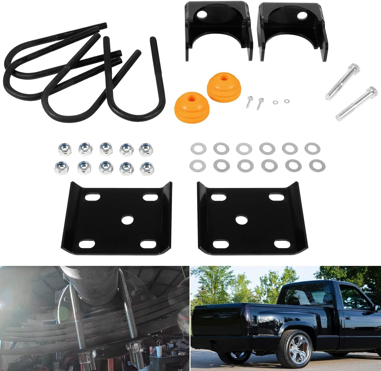 6" Rear Axle Drop Flip Kit Fits For Chevy Silverado 1500 C1500 2WD 88