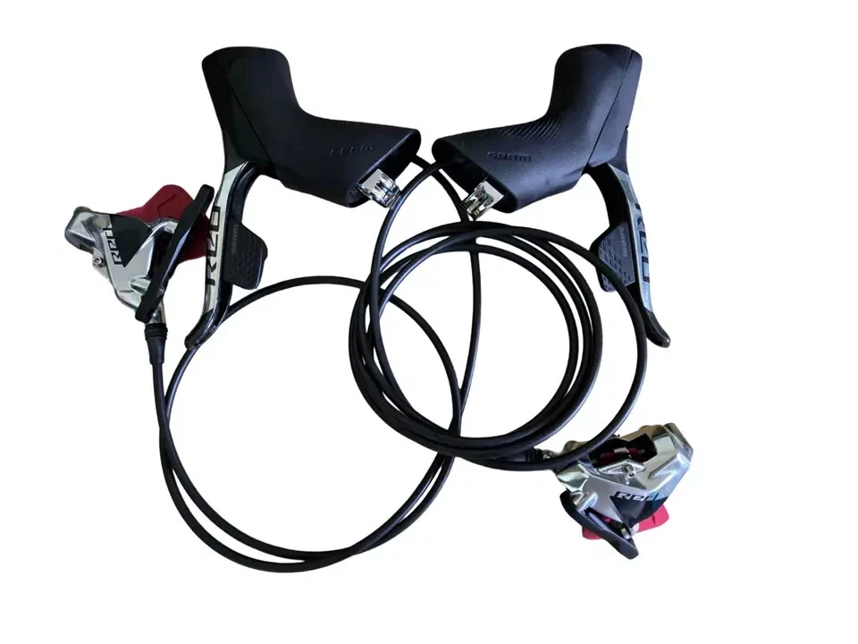 NEW SRAM RED eTap AXS HRD 2x12 Shift Brake Lever Set Front & Rear Hoses Calipers - Image 4 of 4
