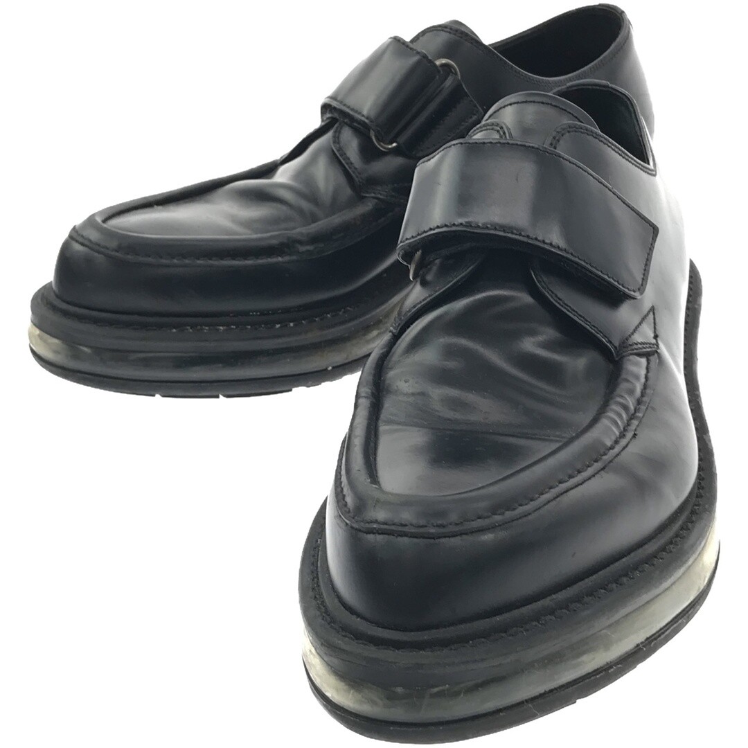 PRADA Air Sole Leather Shoe Black 7 1 2 Used MESC-0 | eBay