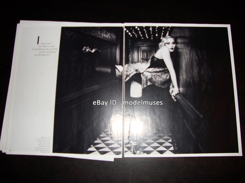 MADONNA 13-seitiger redaktioneller Artikel + 2 Umschläge HARPER'S BAZAAR Februar 2017 - Bild 5 von 5
