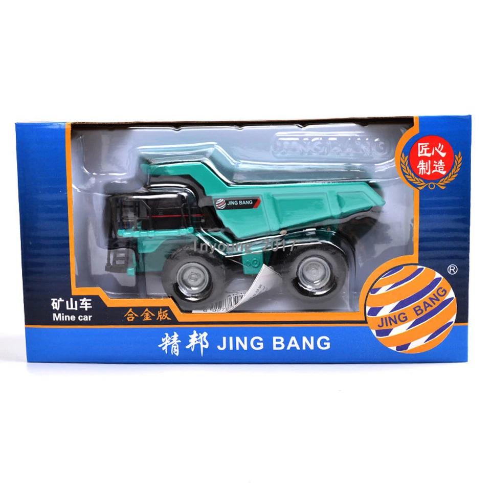 Dump Truck Toy 1/80 Scale Diecast Construction Equipment Model Toy Car Green - Image 2 of 4