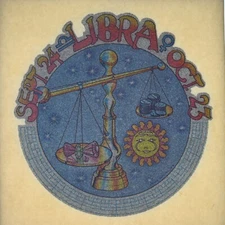 Vintage 1970s Heat Transfer | Libra | NOS Iron-On T-shirt Graphic