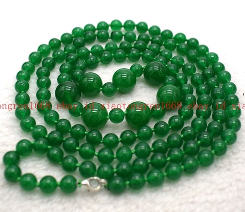 Long Natural Fashion 8mm&14mm Multicolor Gemstone Round Beads Necklace 54in - 第 48/129 張圖片