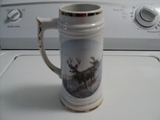 1982 Sportsman's Guide Collectors Beer Stein Powder River Muley Made in USA