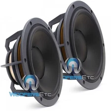 (2) DYNAUDIO ESOTEC MW172 8" 150W RMS 4-OHM CAR AUDIO MID-WOOFERS SPEAKERS NEW