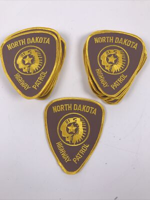 21 NORTH DAKOTA HIGHWAY PATROL - SHOULDER PATCH - IRON OR SEW-ON PATCH