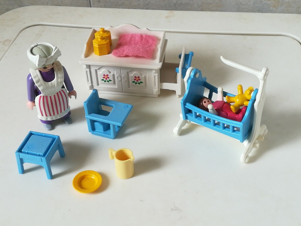 Lot De Sets PLAYMOBIL Nostalgie Victorienne - Cuisine, Salle De Bain, Salon, Piano, Bébé