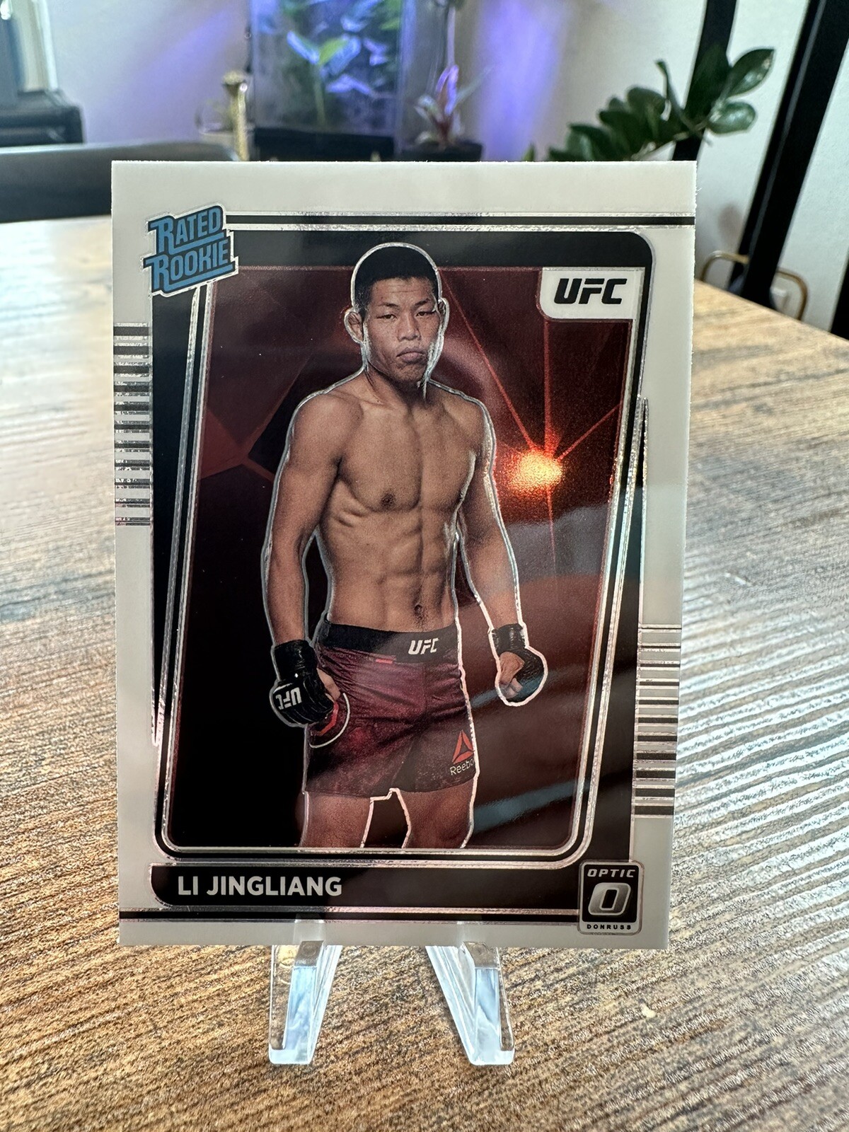Li Jingliang Base Rated Rookie Card RC 2022 Donruss Optic UFC #113