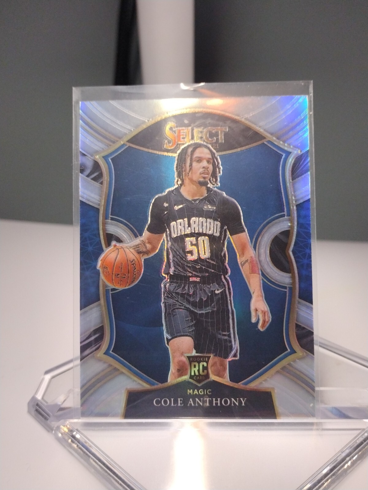 2020-21 Select Cole Anthony Concourse Silver Prizm Rookie Card RC #75 Magic
