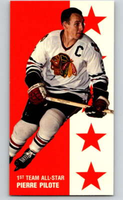 1994-95 Parkhurst Tall Boys #134 Pierre Pilote AS  Blackhawks  ID: 147844