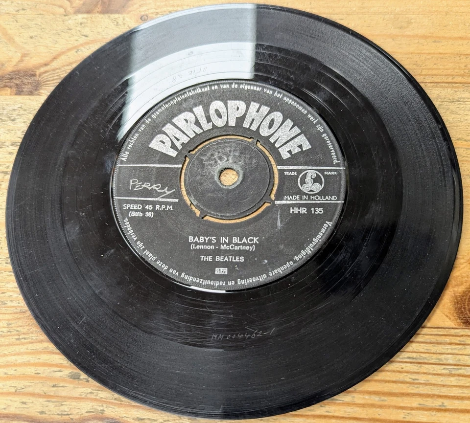 HHR 135 7" 45RPM '64 THE BEATLES "EIGHT DAYS A WEEK" HOLLAND EX- - Image 4 of 4