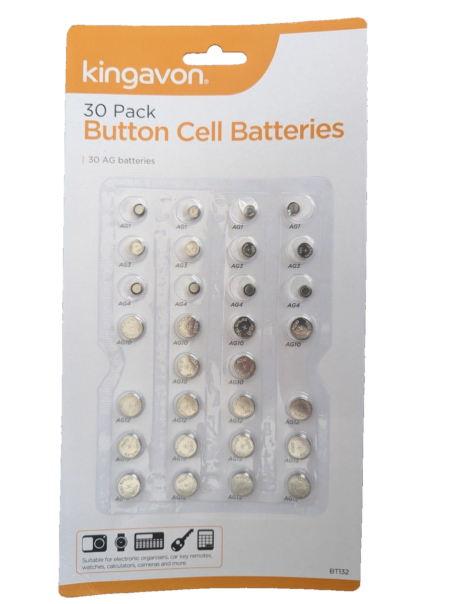 Ag4 Pile Ag1 Equivalent 30Pk AG1, AG3, AG4, AG10, AG12, AG13 Cell