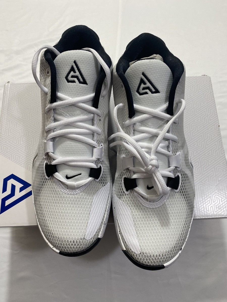 New Mens Size 10.5 White Black Nike Zoom Freak 1 Basketball New Mens Size 10.5 White Black Nike Zoom Freak 1 Basketball