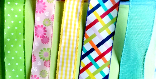 Summer Ribbon Bundle Wired 13 yds 1.5", 2" & 2.5 Plaid Floral Polka Dot Gingham - Picture 6 of 9