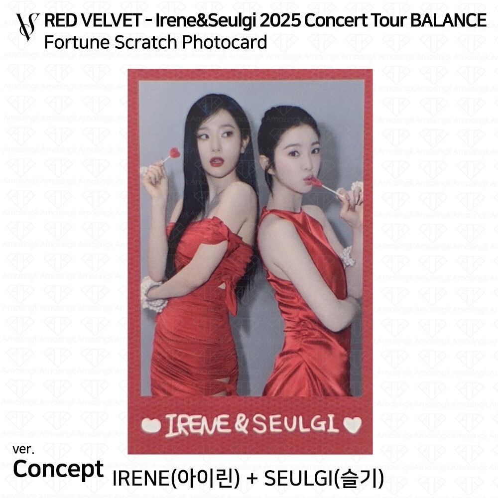2025 Red Velvet Irene & Seulgi Concert Tour Balance Fortune